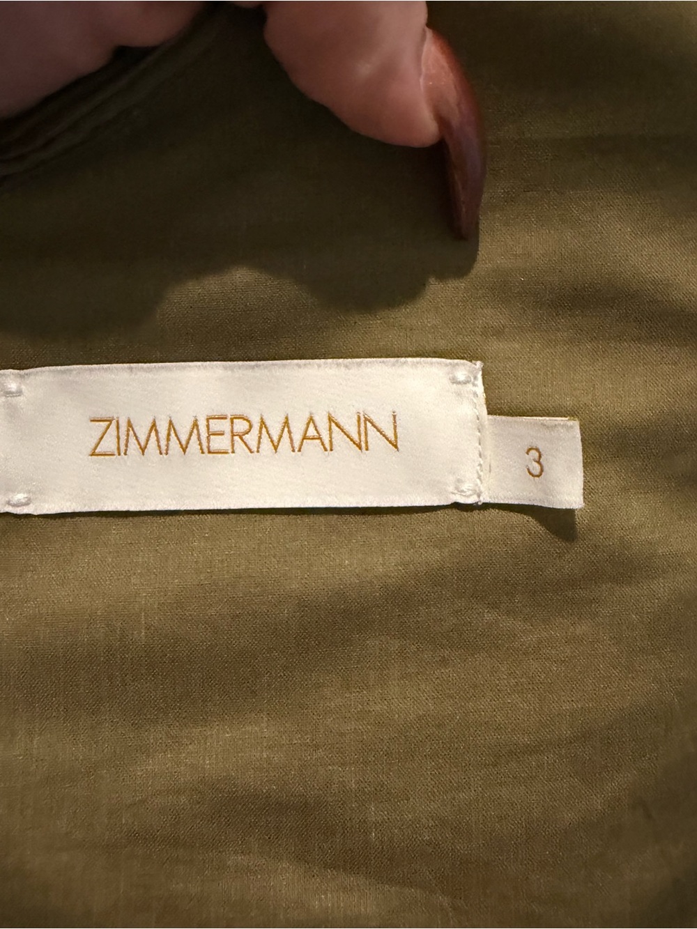 Zimmermann Olive Tiered Ruffle Maxi Skirt Set - Picture 3 of 4